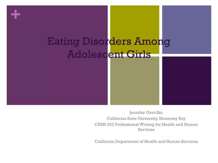 eating disorders among adolescent girls