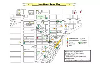 Hon-Atsugi Town Map