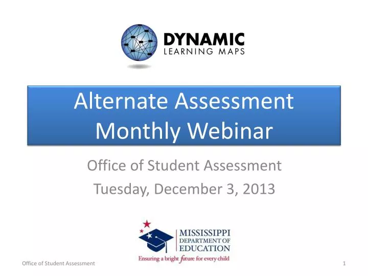 alternate assessment monthly webinar