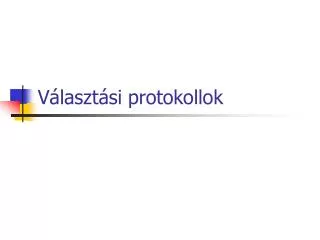 v laszt si protokollok