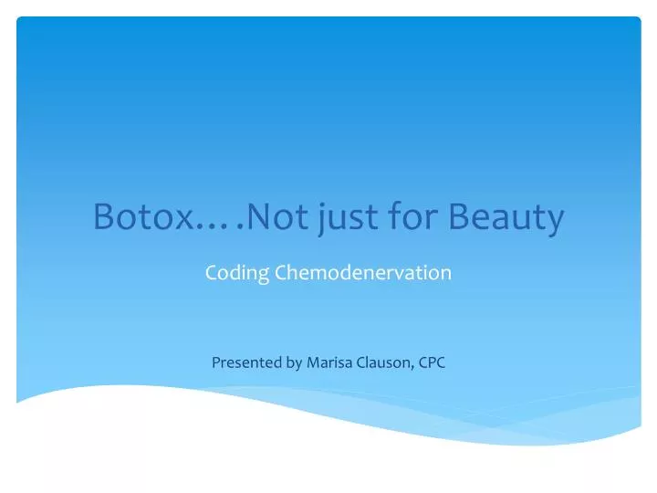 botox not just for beauty