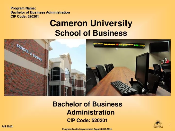 cameron university school of business