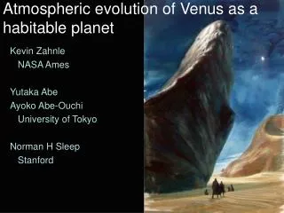 Atmospheric evolution of Venus as a habitable planet
