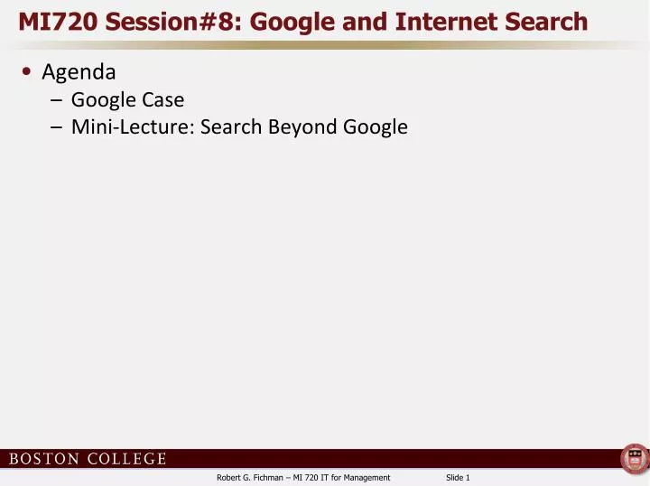 mi720 session 8 google and internet search