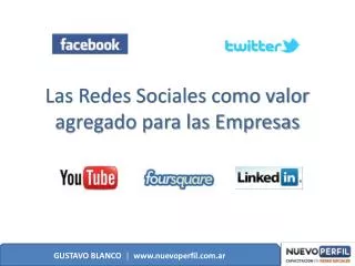 las redes sociales como valor agregado para las empresas