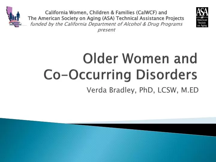 older women and co occurring disorders
