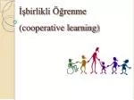İşbirlikli Öğrenme (cooperative learning) - slide 1