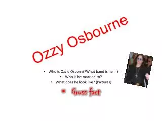 Ozzy Osbourne