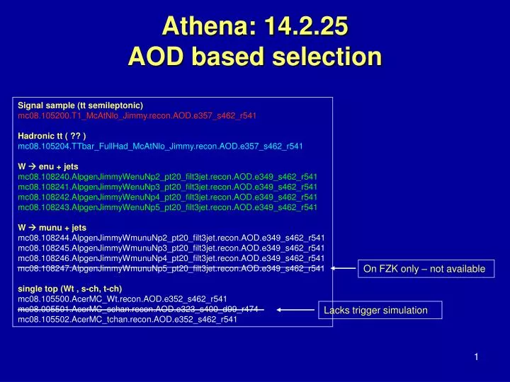athena 14 2 25 aod based selection