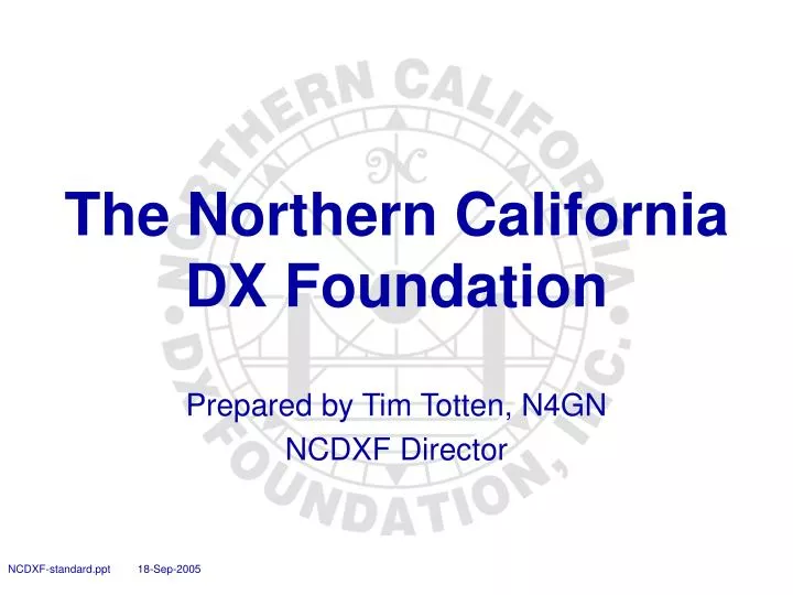 the northern california dx foundation