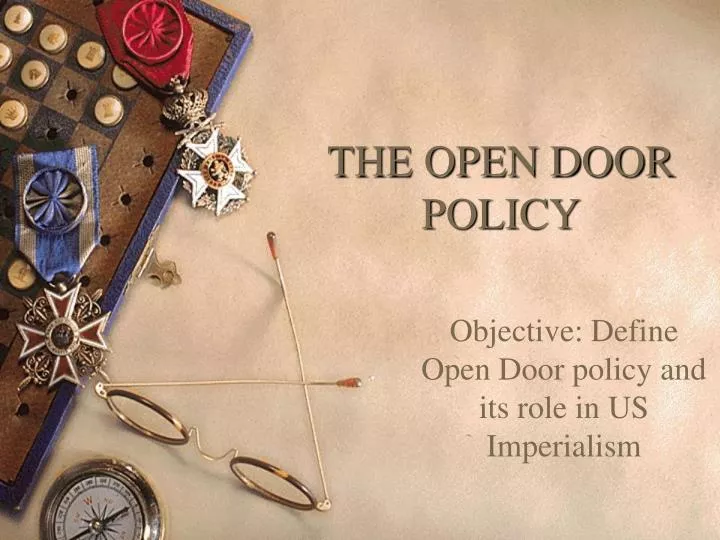 the open door policy