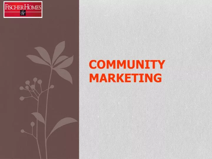 community marketing
