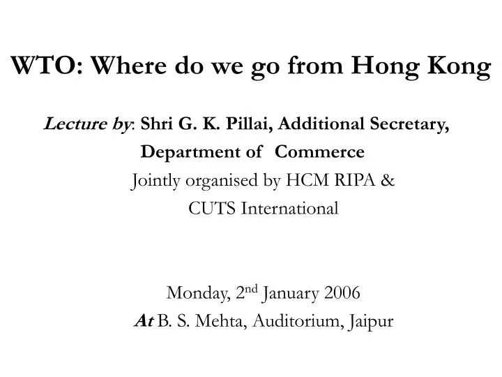 wto where do we go from hong kong