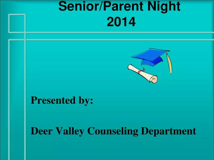 senior parent night 2014
