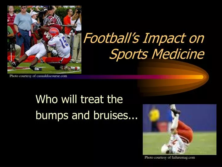 football s impact on sports medicine