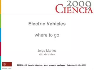 Electric Vehicles where to go