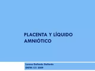 placenta y l quido amni tico