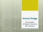 Interior Design - slide 1