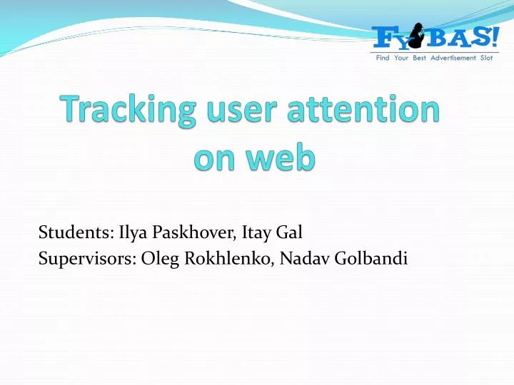 tracking user attention on web