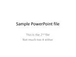 Sample PowerPoint file