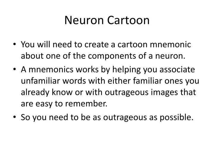 neuron cartoon