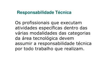 responsabilidade t cnica