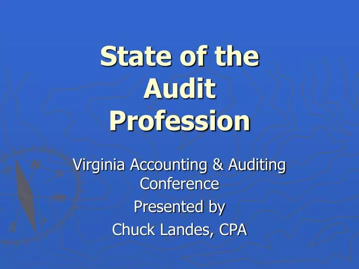 state of the audit profession