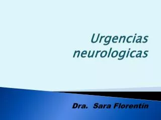 urgencias neurologicas