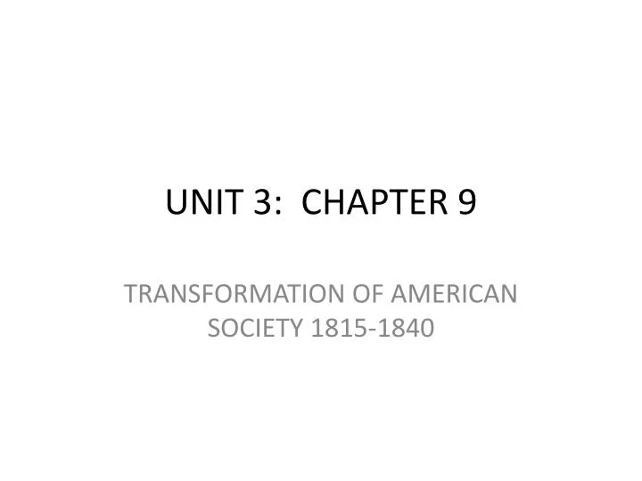 unit 3 chapter 9