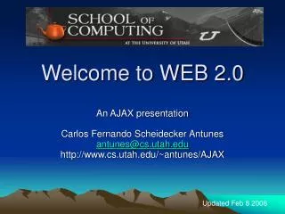 Welcome to WEB 2.0
