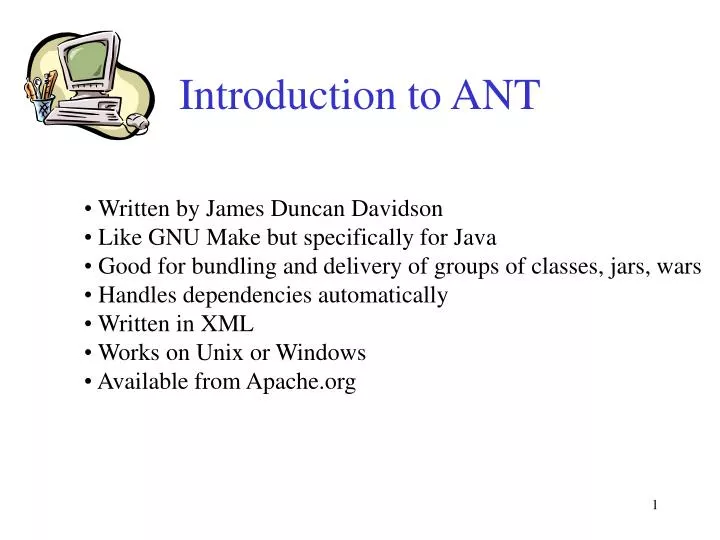 introduction to ant