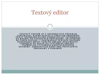 textov editor