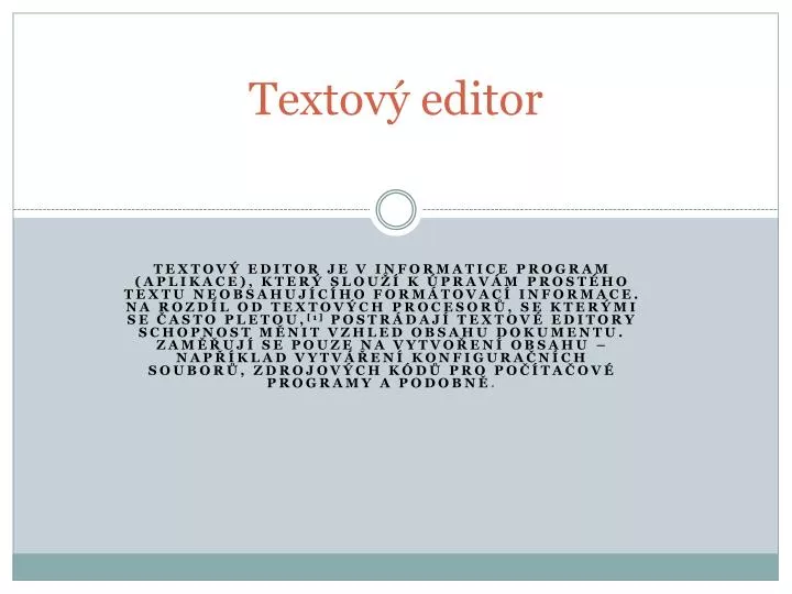 textov editor