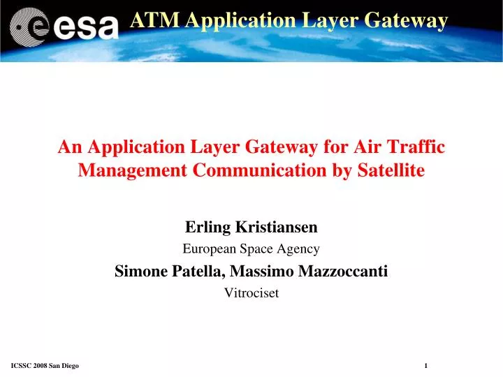 an application layer gateway for air traffic management communication by satellite