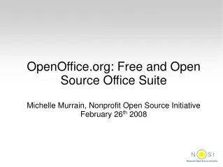 OpenOffice: Free and Open Source Office Suite