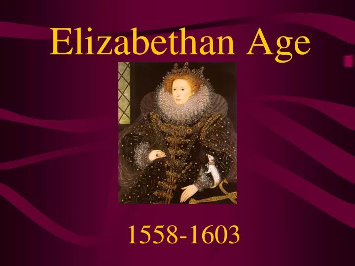 elizabethan age