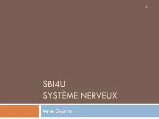 sbi4u syst me nerveux