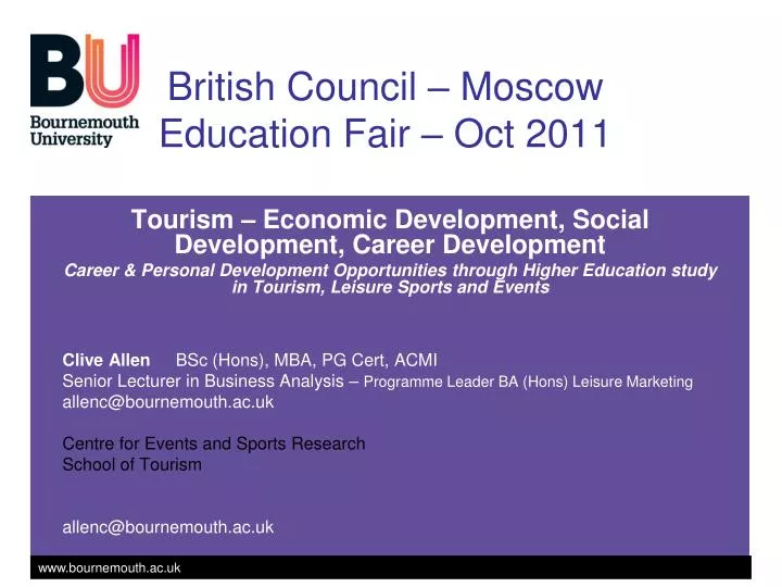 b ritish council moscow education fair oct 2011