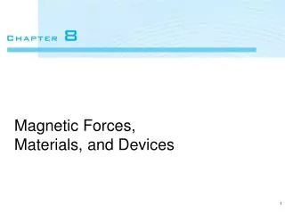 Magnetic Forces, Materials, and Devices