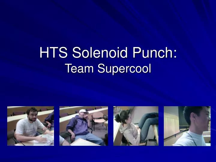 hts solenoid punch team supercool