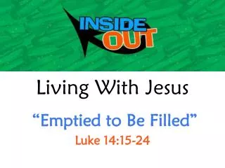 Living With Jesus