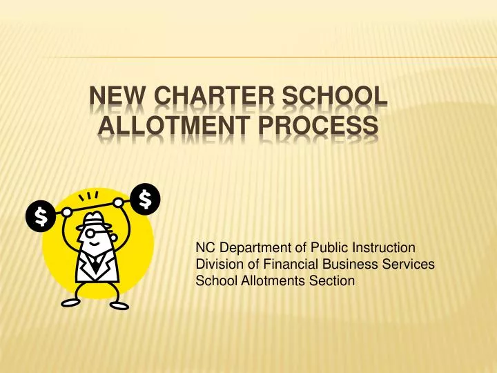 new charter school allotment process