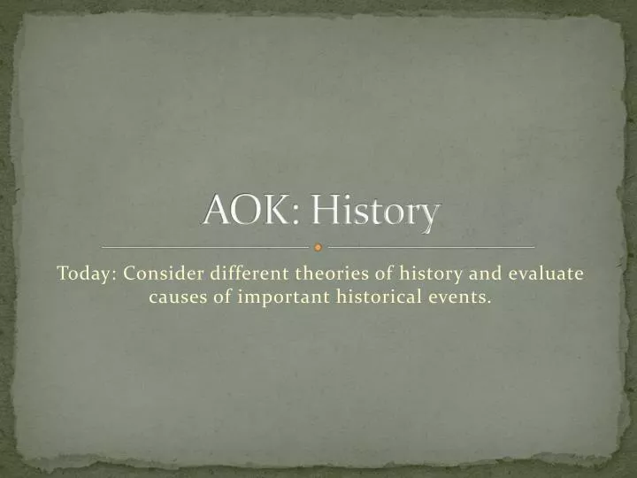 aok history