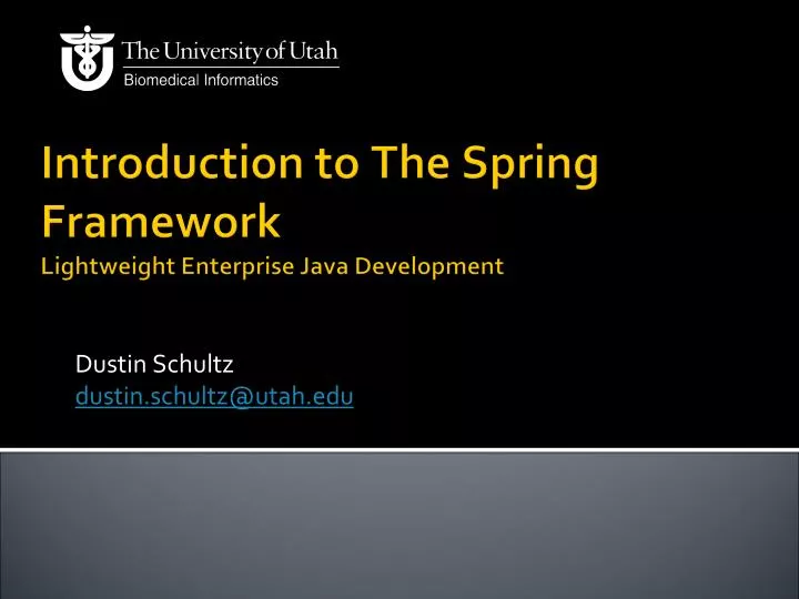 introduction to the spring framework lightweight enterprise java development