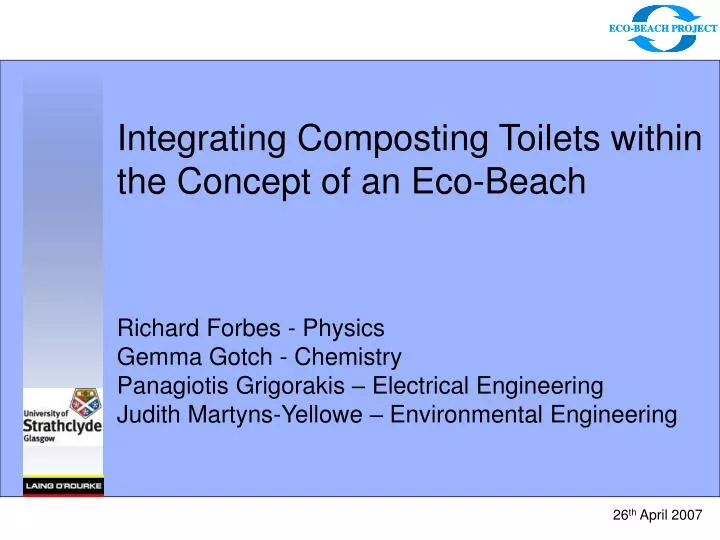 integrating composting toilets within the concept of an eco beach