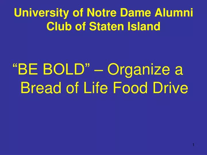 university of notre dame alumni club of staten island