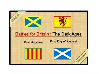 Battles for Britain : The Dark Ages