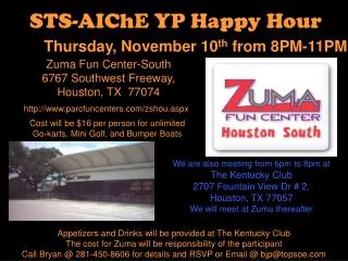 STS-AIChE YP Happy Hour