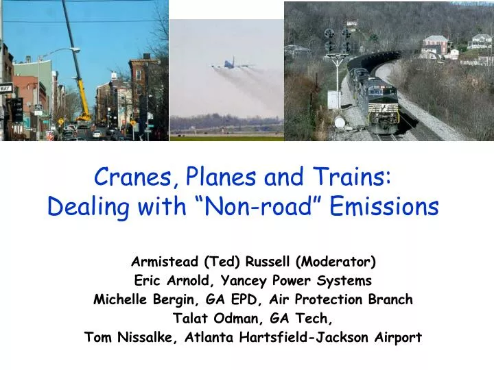 cranes planes and trains dealing with non road emissions