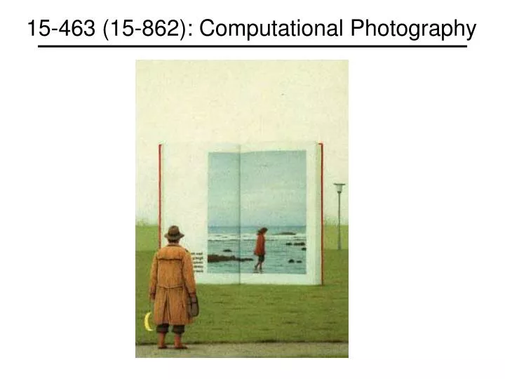 15 463 15 862 computational photography